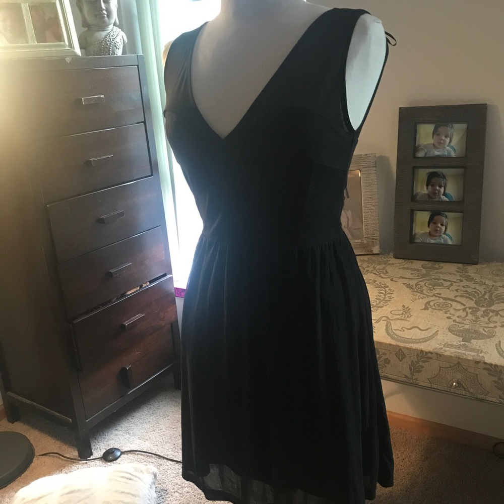 Black flowy summer dress